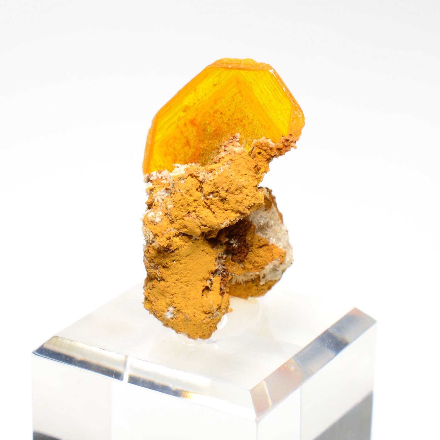 Wulfenite - San Carlos mine, Chihuahua, Mexico