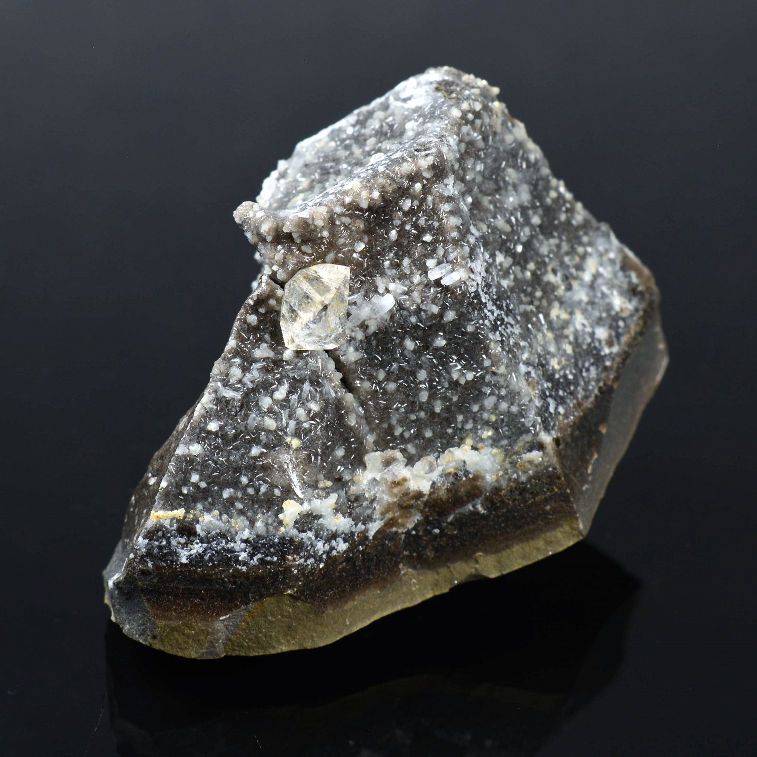 Quartz « diamant », calcite et dolomite - Laragne-Montéglin, Hautes-Alpes, France