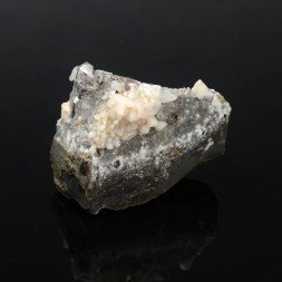 Quartz « diamant », calcite et dolomite - Laragne-Montéglin, Hautes-Alpes, France