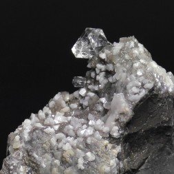 Diamond quartz, dolomite and calcite - Laragne-Montéglin, Hautes-Alpes, France
