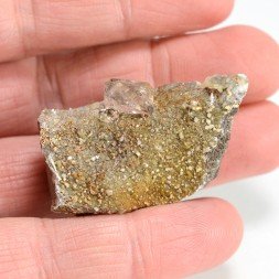 Quartz "diamant" et ankérite - Laragne-Montéglin, Hautes-Alpes, France