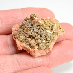 Wulfenite & mimetite - Lantignié, Rhône, France