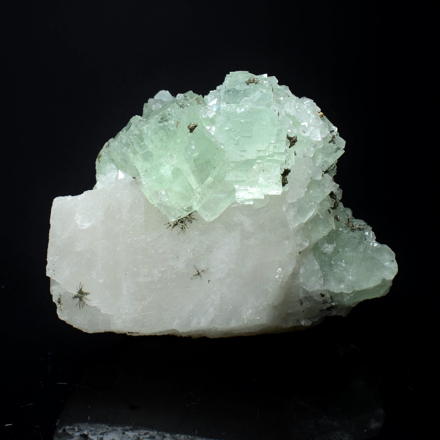 Fluorine, quartz et calcite - El Hammam, Maroc