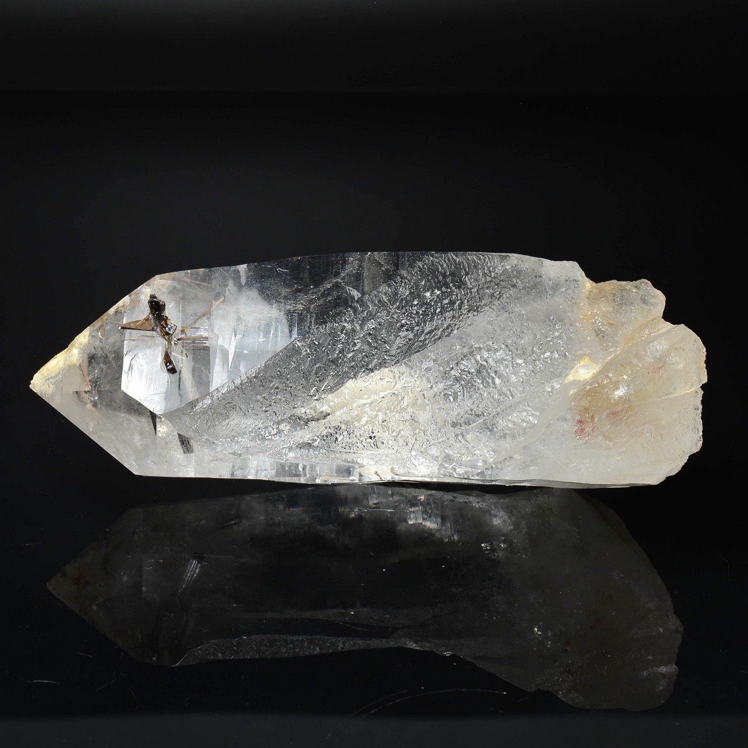 Quartz et rutile - Diamantina, Minas Gerais, Brésil Quartz et rutile - Diamantina, Minas Gerais, Brésil
