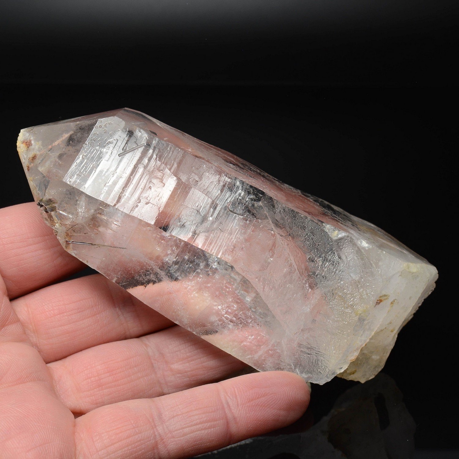 Quartz and rutile - Diamantina, Minas Gerais, Brazil