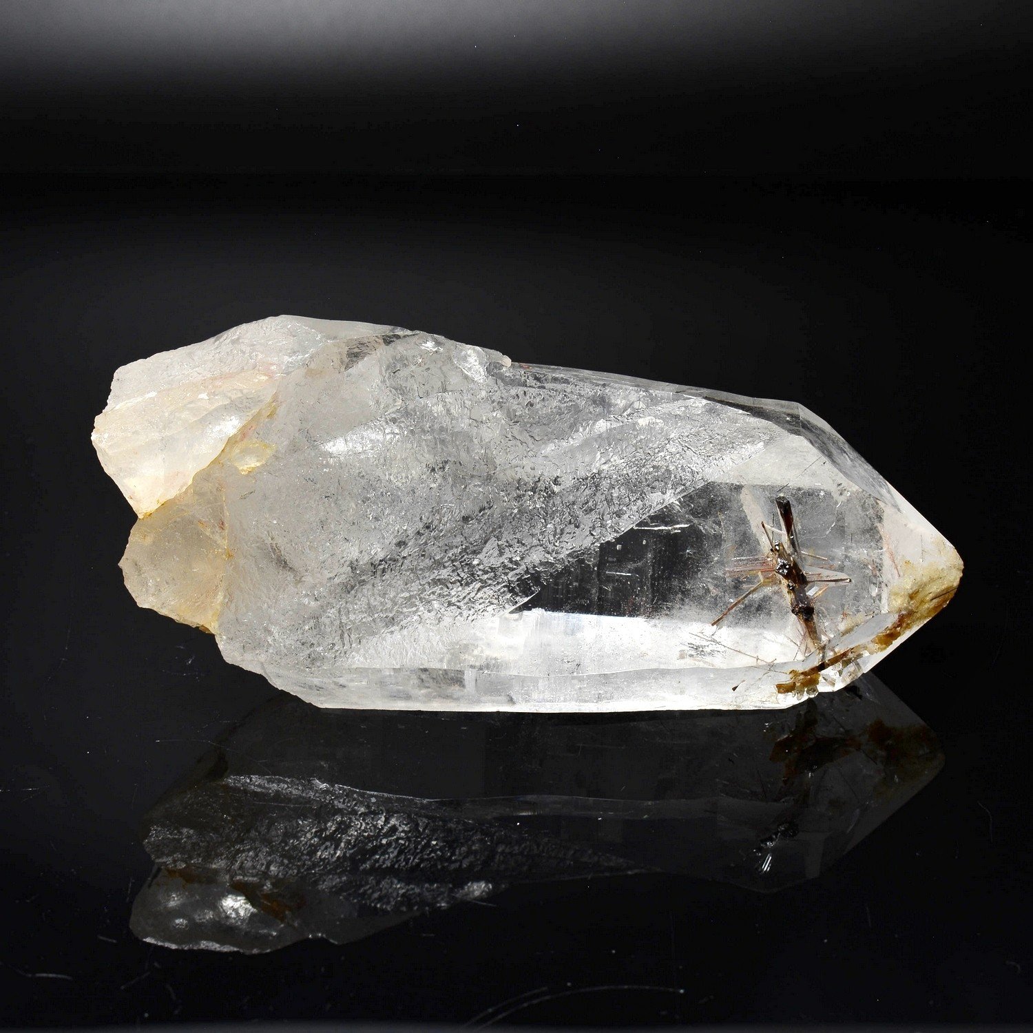 Quartz and rutile - Diamantina, Minas Gerais, Brazil