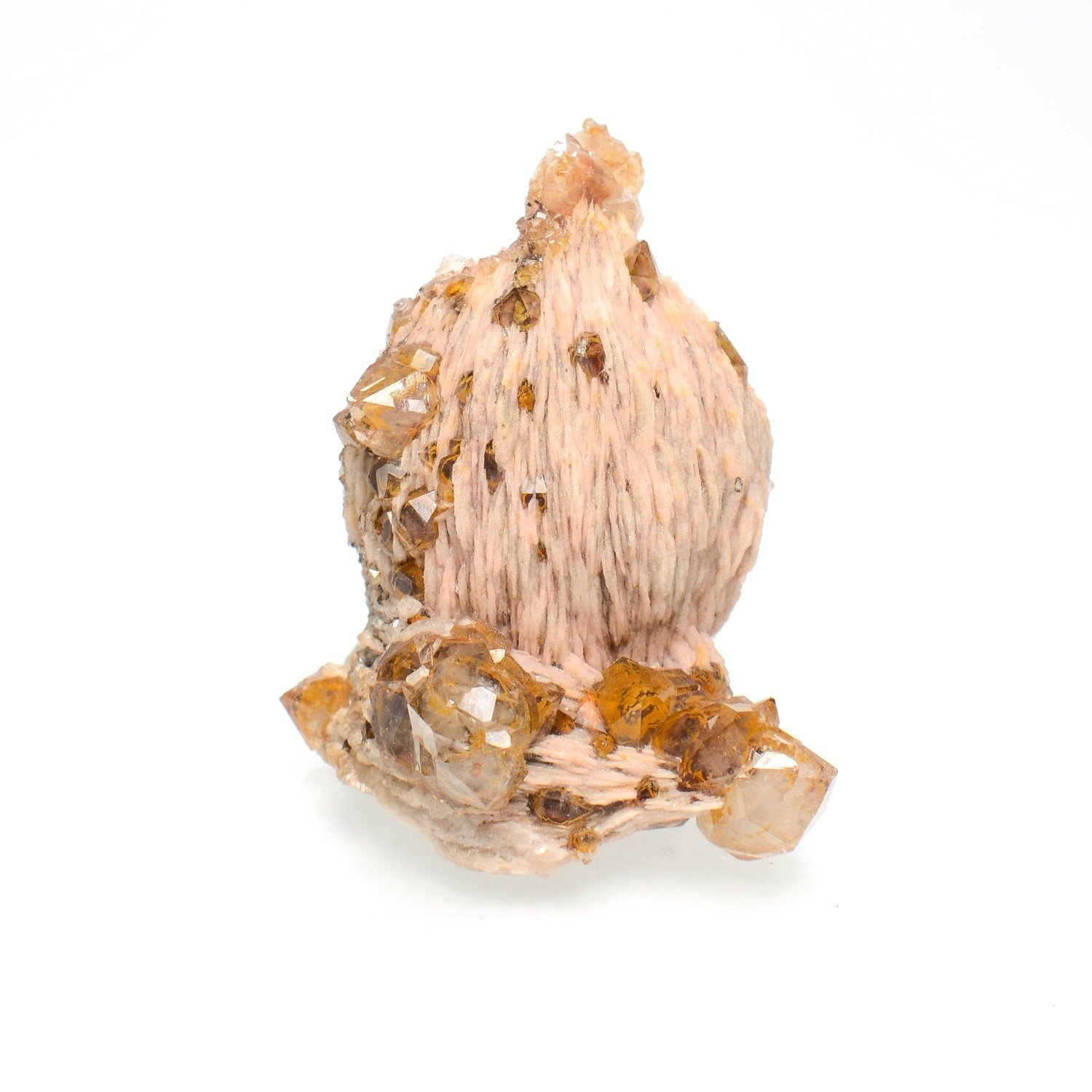 Quartz sur barytine - Ighoud, Maroc Quartz sur barytine - Ighoud, Maroc