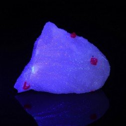 Spinel on marble - Luc Yen, Yen Bai Province, Vietnam