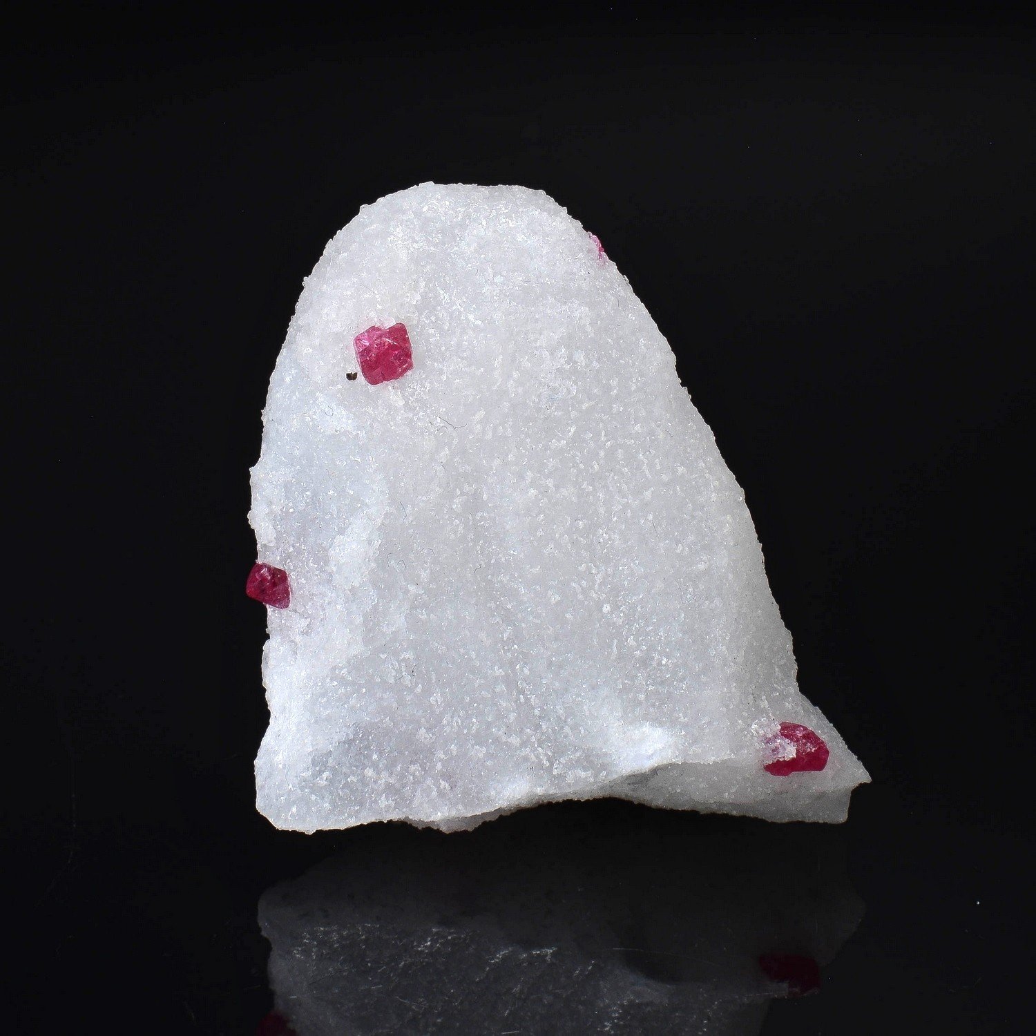 Spinel on marble - Luc Yen, Yen Bai Province, Vietnam