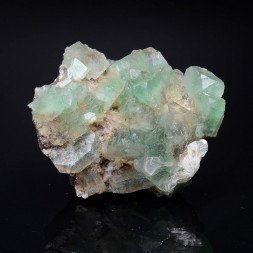 Apophyllite et mordénite - District de Nashik, Maharashtra, Inde