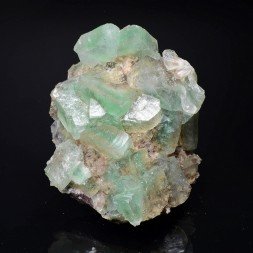 Apophyllite et mordénite - District de Nashik, Maharashtra, Inde
