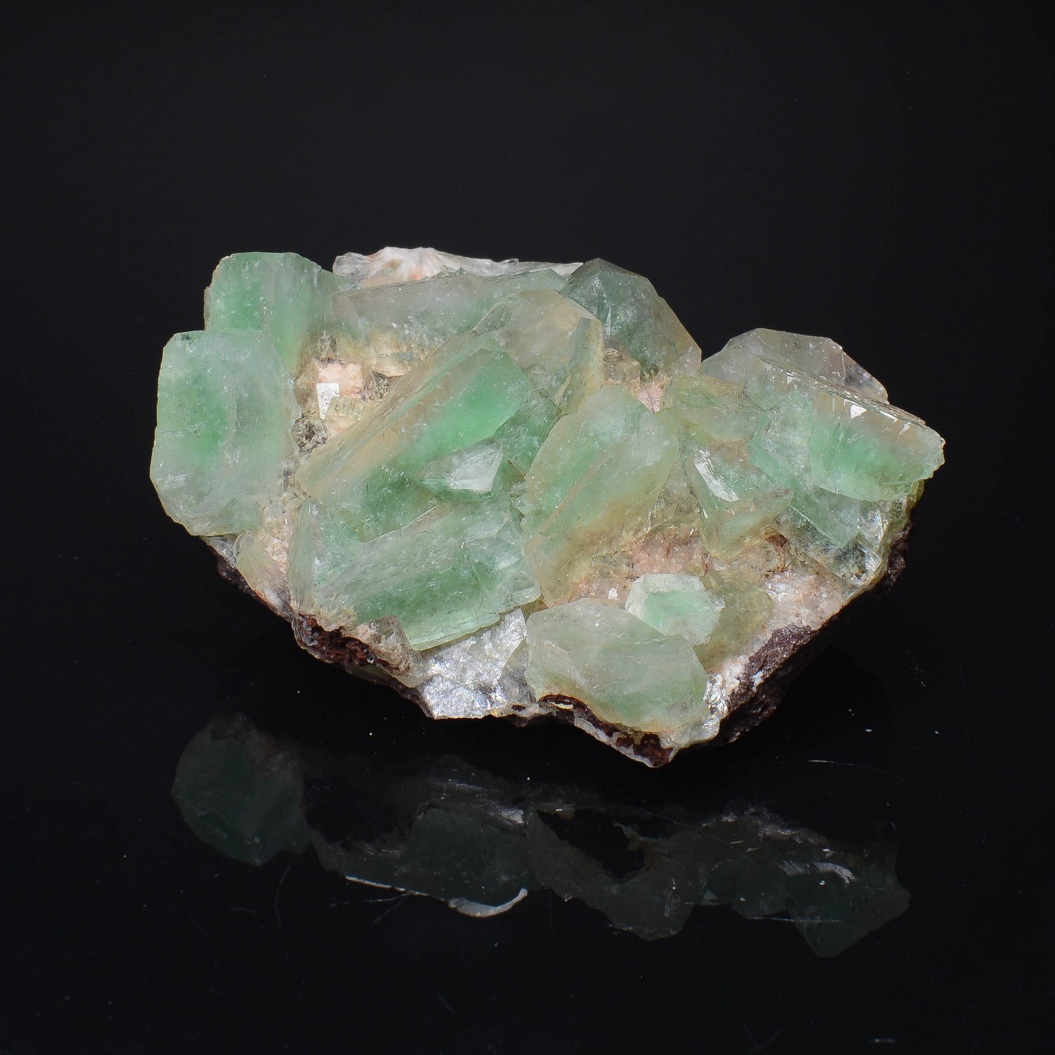 Apophyllite et mordénite - District de Nashik, Maharashtra, Inde