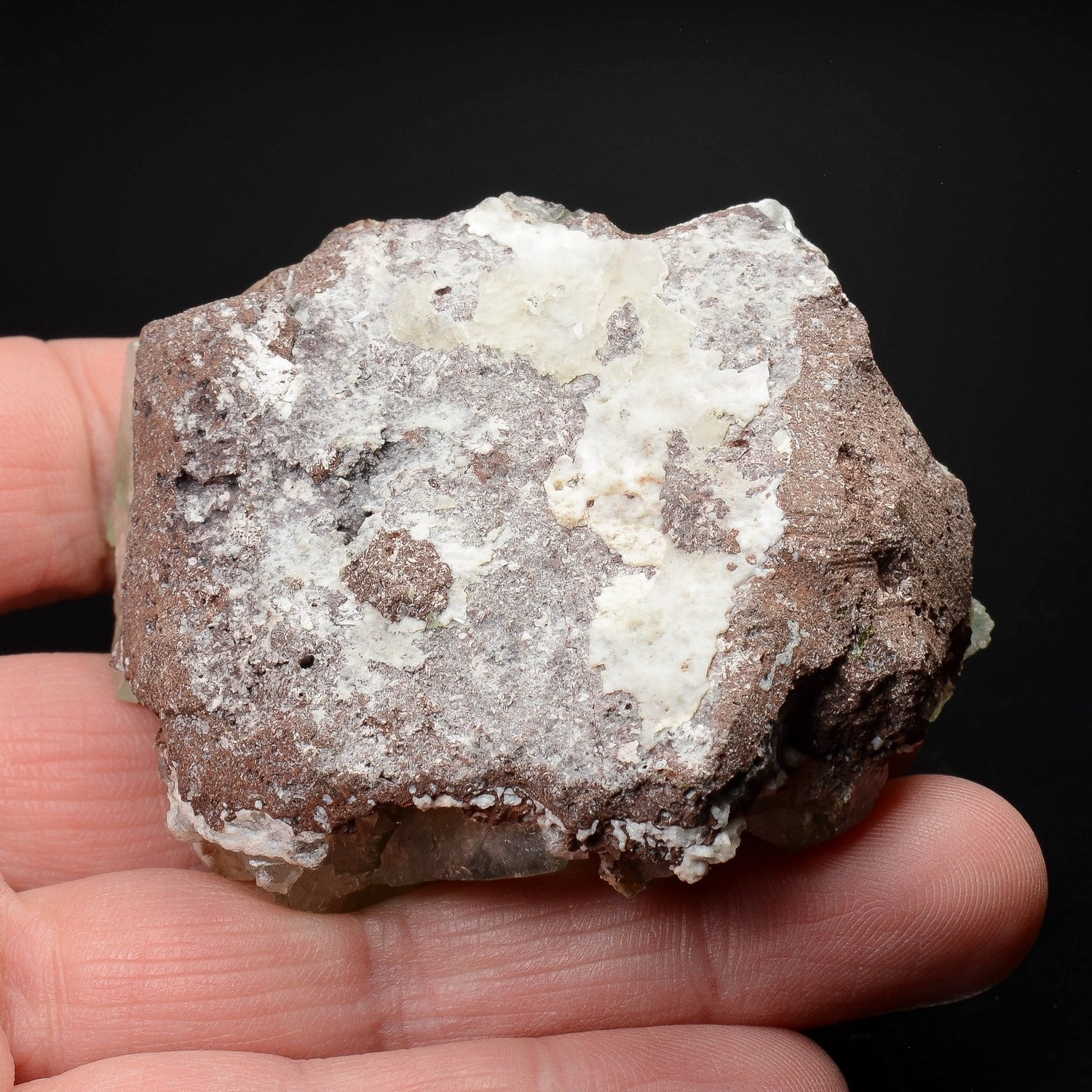 Apophyllite and mordenite - Nashik district, Maharashtra, India