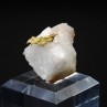 Gold crystallized on quartz - Aouint Ighoumane, Guelmim-Oued Noun region, Morocco
