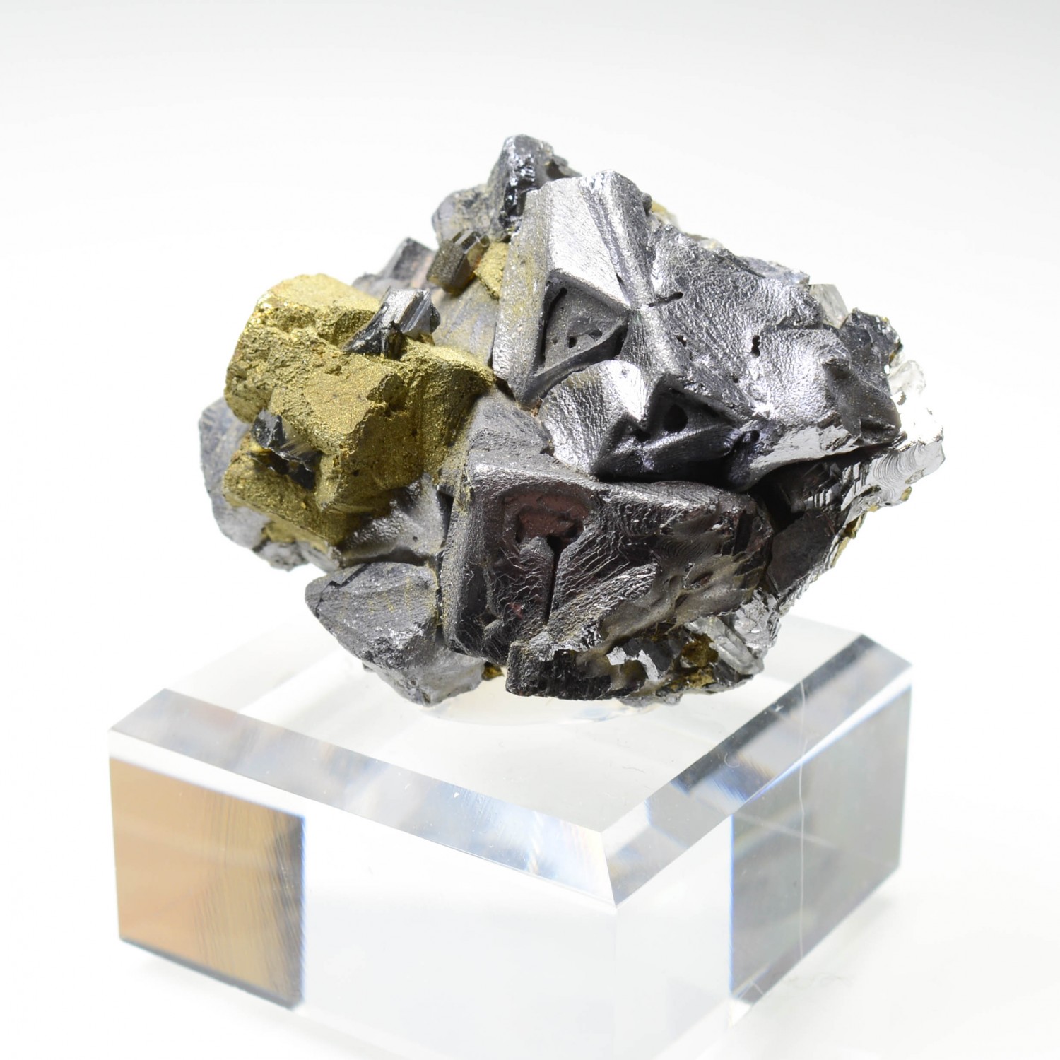 Galène et chalcopyrite - Mine Borieva, Madan, Bulgarie