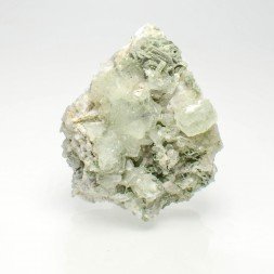 Prehnite and quartz - Saint-Christophe-en-Oisans, Isère, France