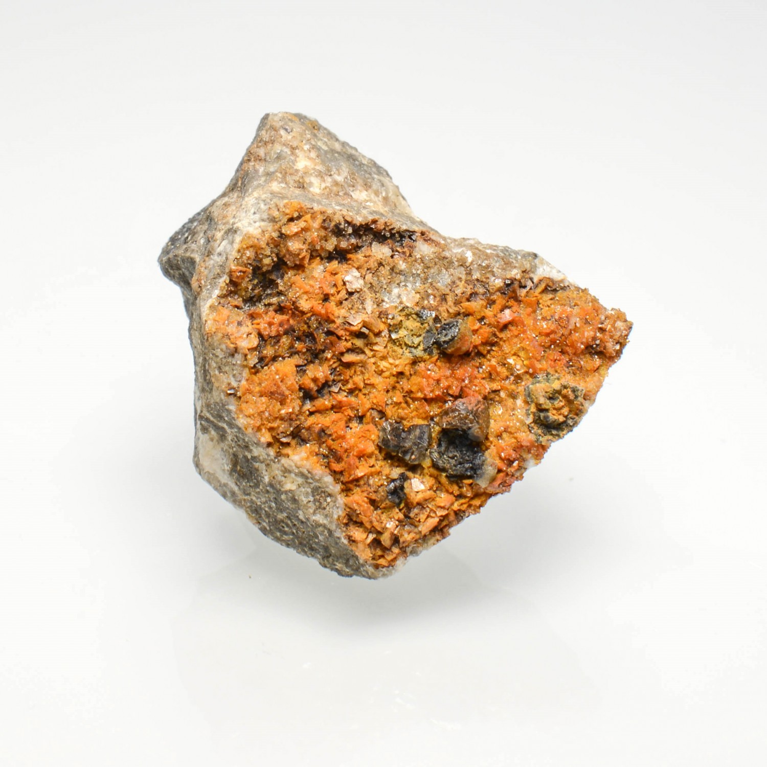 Galena and cerussite - Melle, Deux-Sèvres, France