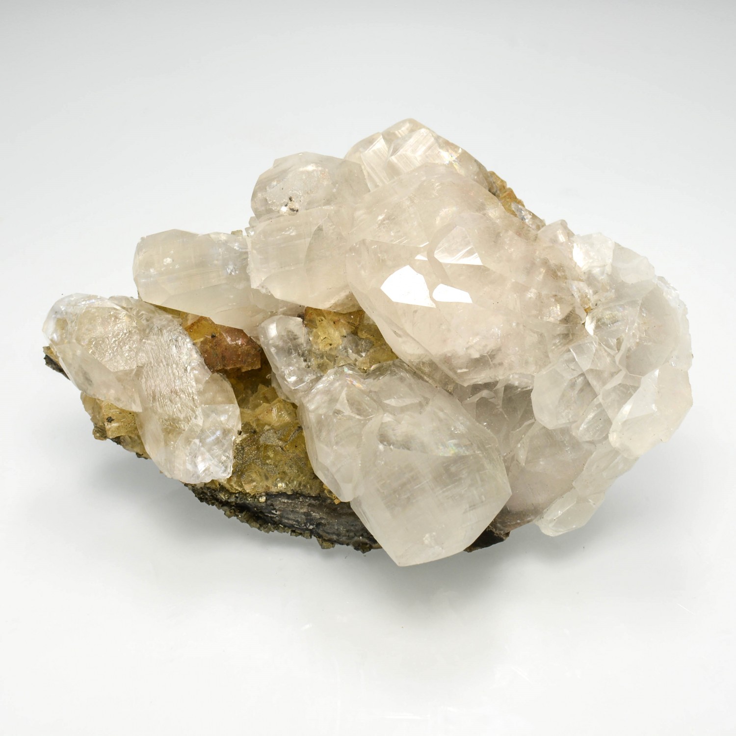 Calcite et fluorine - Mine de Moscona, Asturies, Espagne