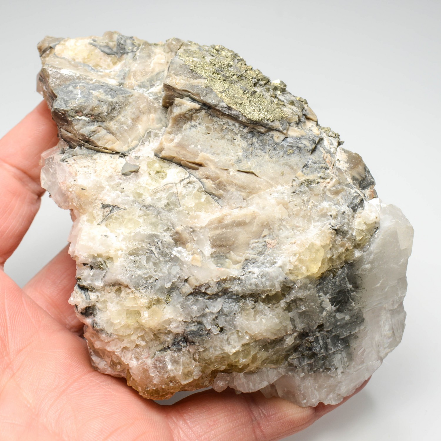 Calcite et fluorine - Mine de Moscona, Asturies, Espagne