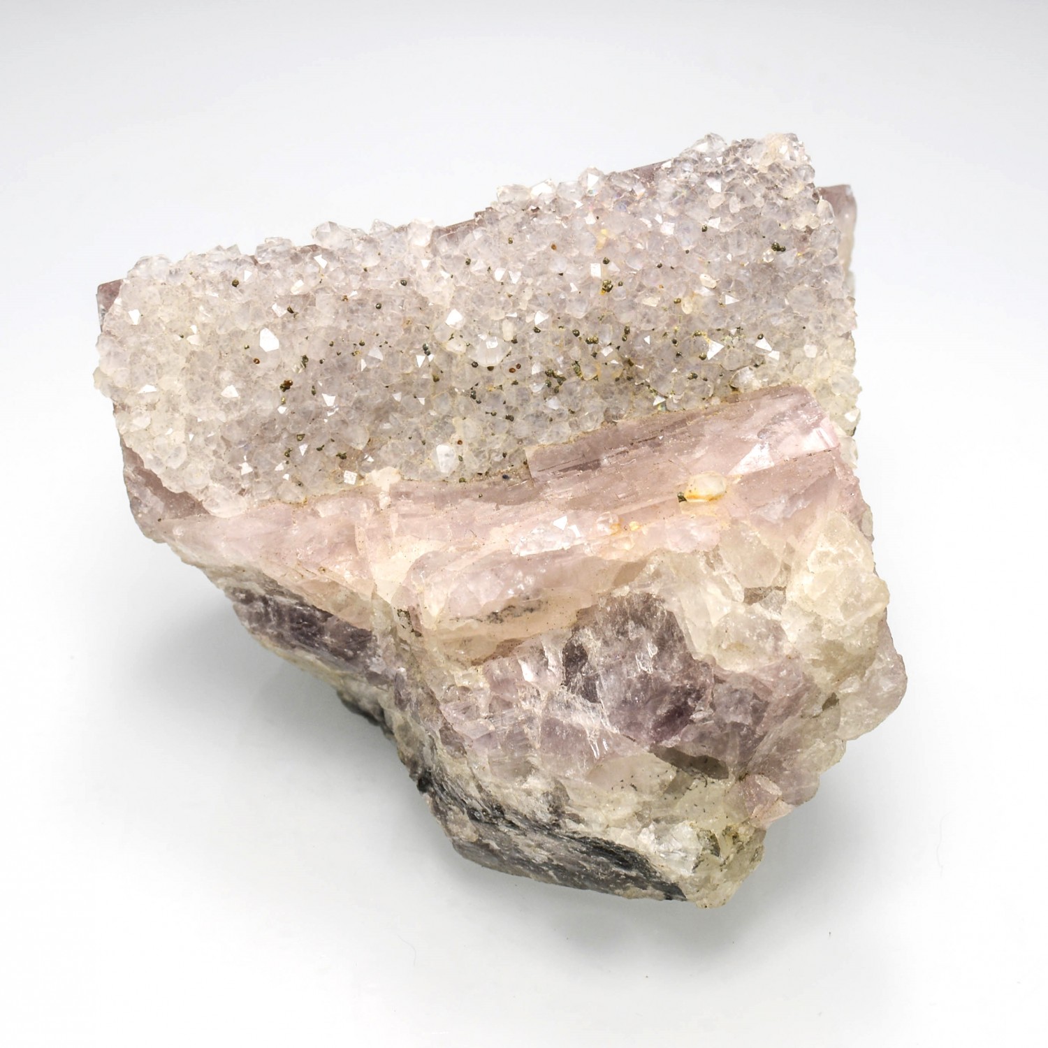 Fluorine et quartz - Mine El Hammam, Maroc