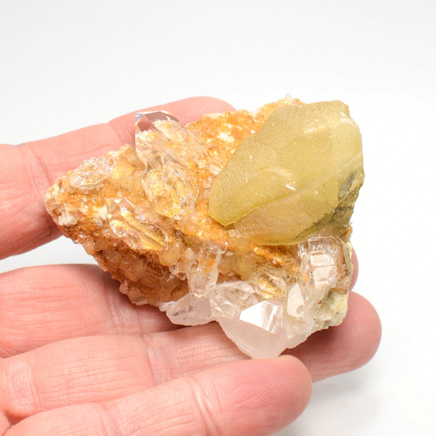 Calcite et quartz - Carrière de Villette, Aime, Savoie, France