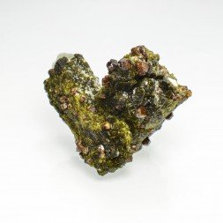 Grenat (var. andradite)sur épidote - Région de Kayes, Mali