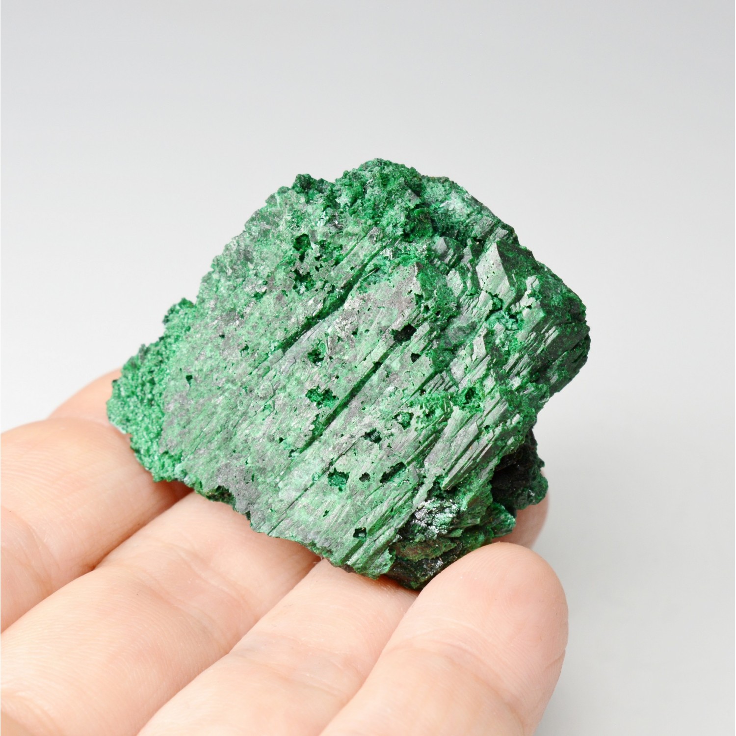 Azurite pseudomorphosée en malachite - Touissit, Maroc