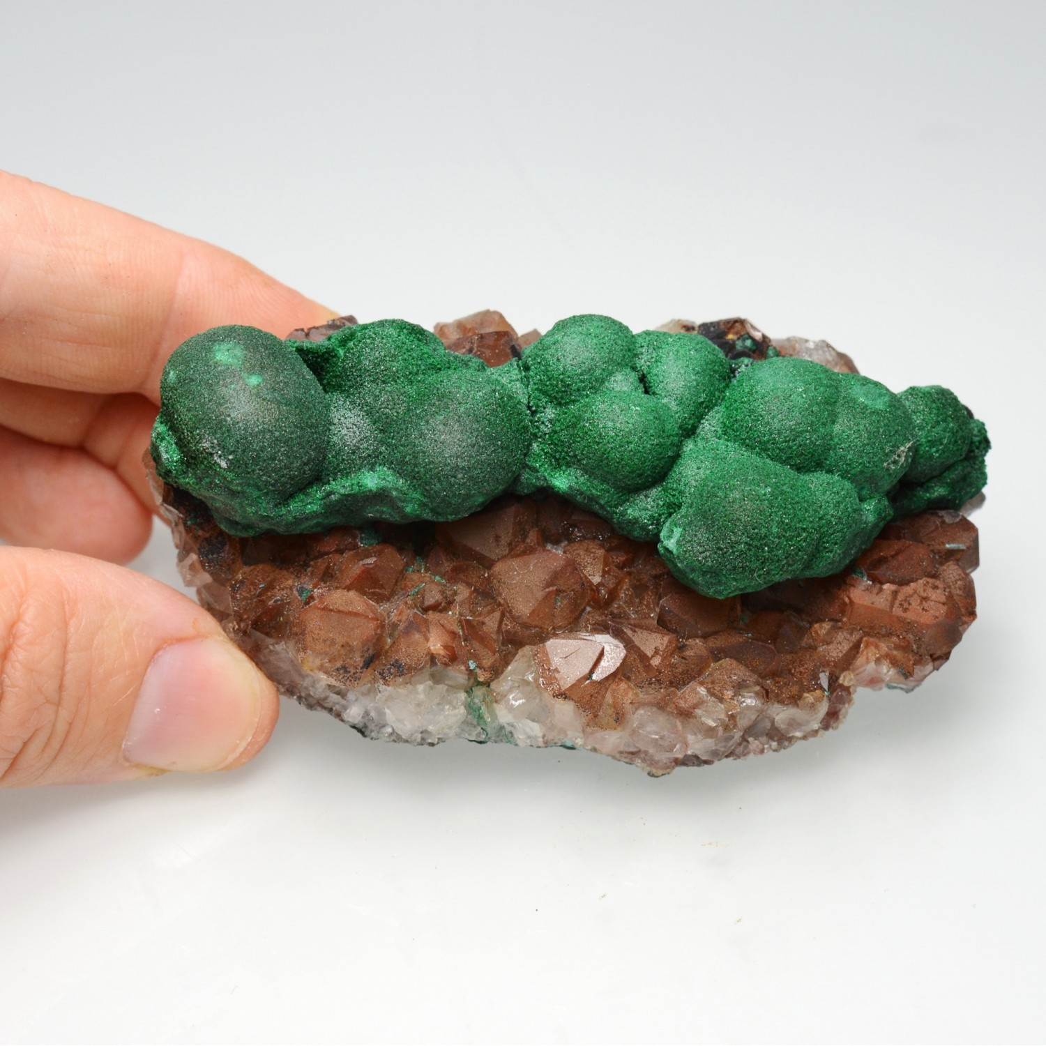 Quartz et malachite - Katanga, RD Congo