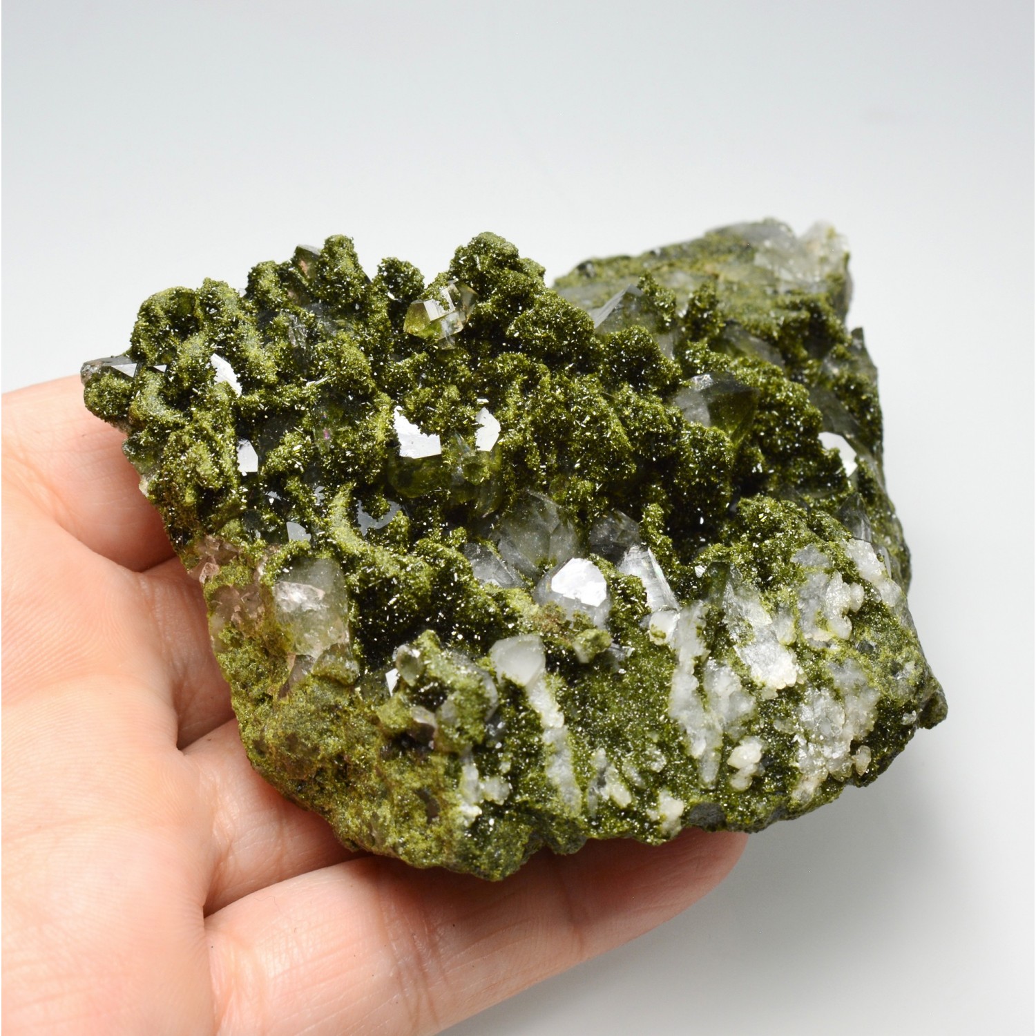 Epidote et quartz - Anatolie orientale, Turquie
