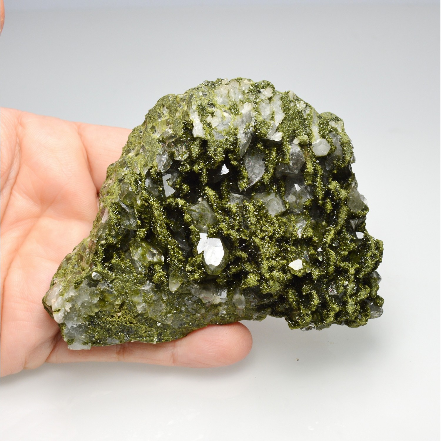 Epidote and quartz - Eastern Anatolia, Turkey