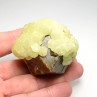 Prehnite sur grenat (var. andradite) - Région de Kayes, Mali
