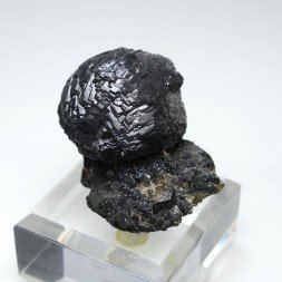 Calcite with boulangerite inclusions - Herja mine, Baia Sprie, Maramures, Romania