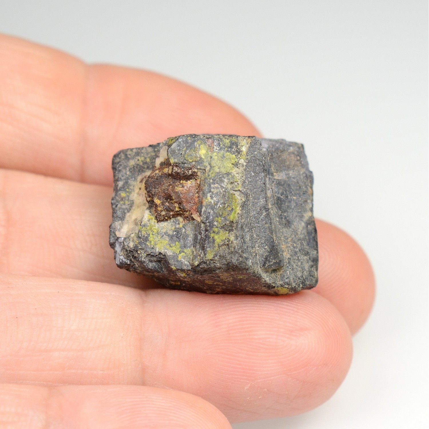 Galena, pyromorphite - Argentolle, Saône-et-Loire, France