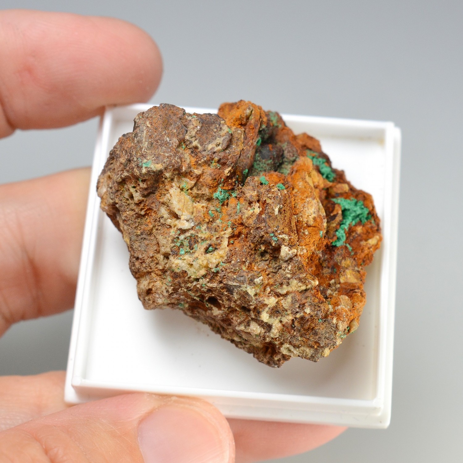 Malachite - Mine Saint-Nicolas, Steinbach, Haut-Rhin, France