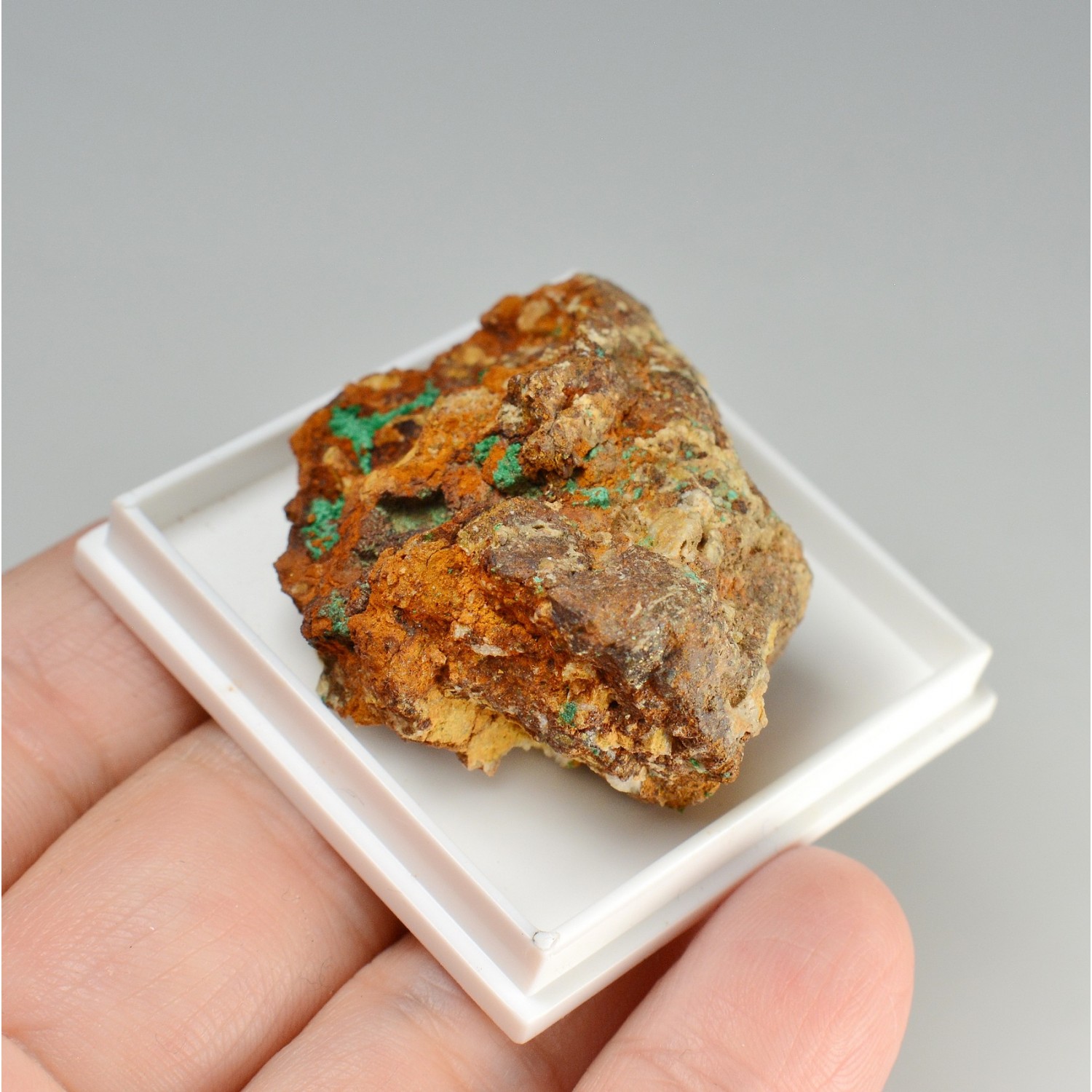 Malachite - Mine Saint-Nicolas, Steinbach, Haut-Rhin, France