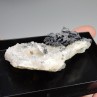 Arsenic natif bacillaire sur quartz - Filon Saint-Jacques, Neuenbergn Sainte-Marie-aux-Mines, Haut-Rhin, France