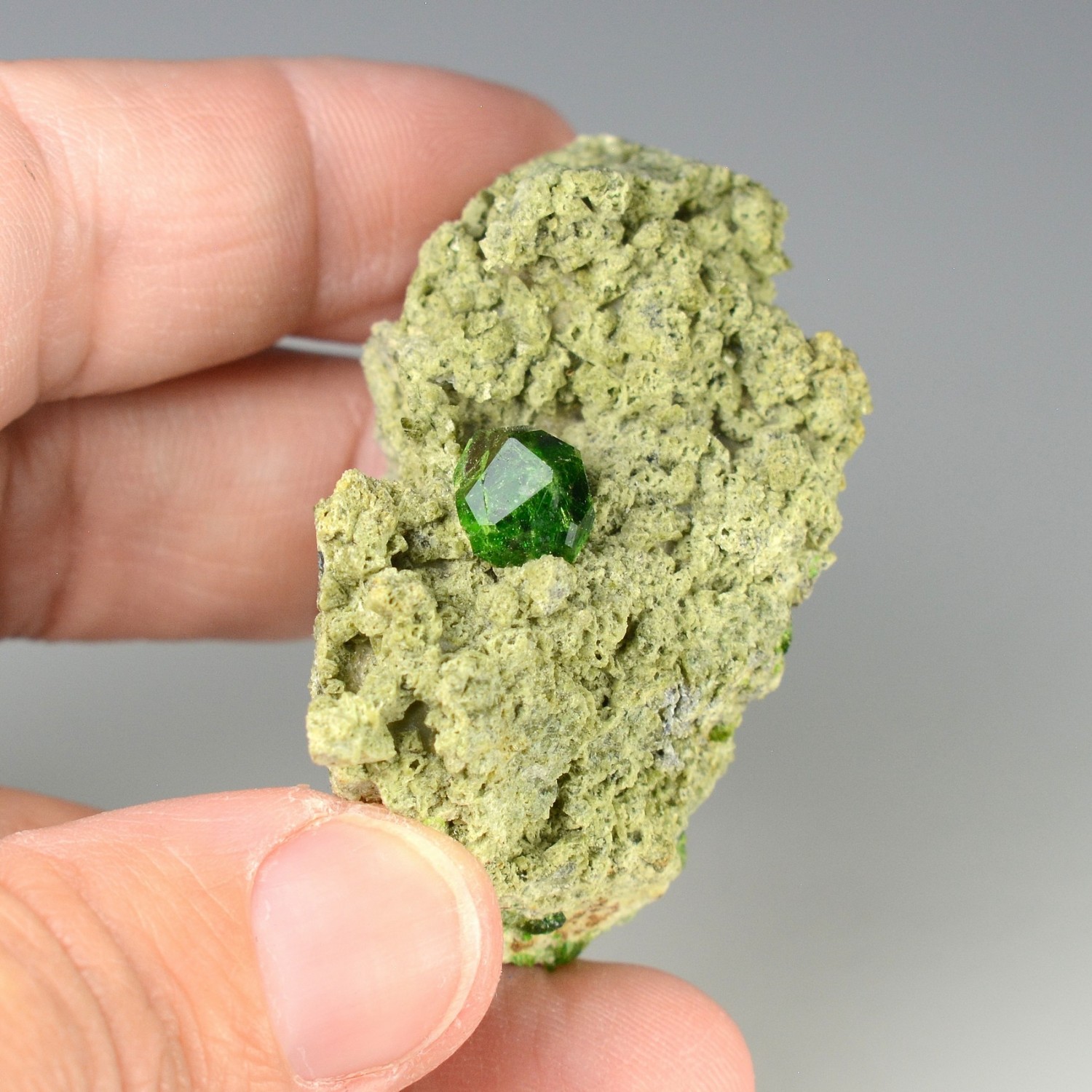 Garnet var. demantoid - Belqeys Mountain, Takab, Persia/Iran