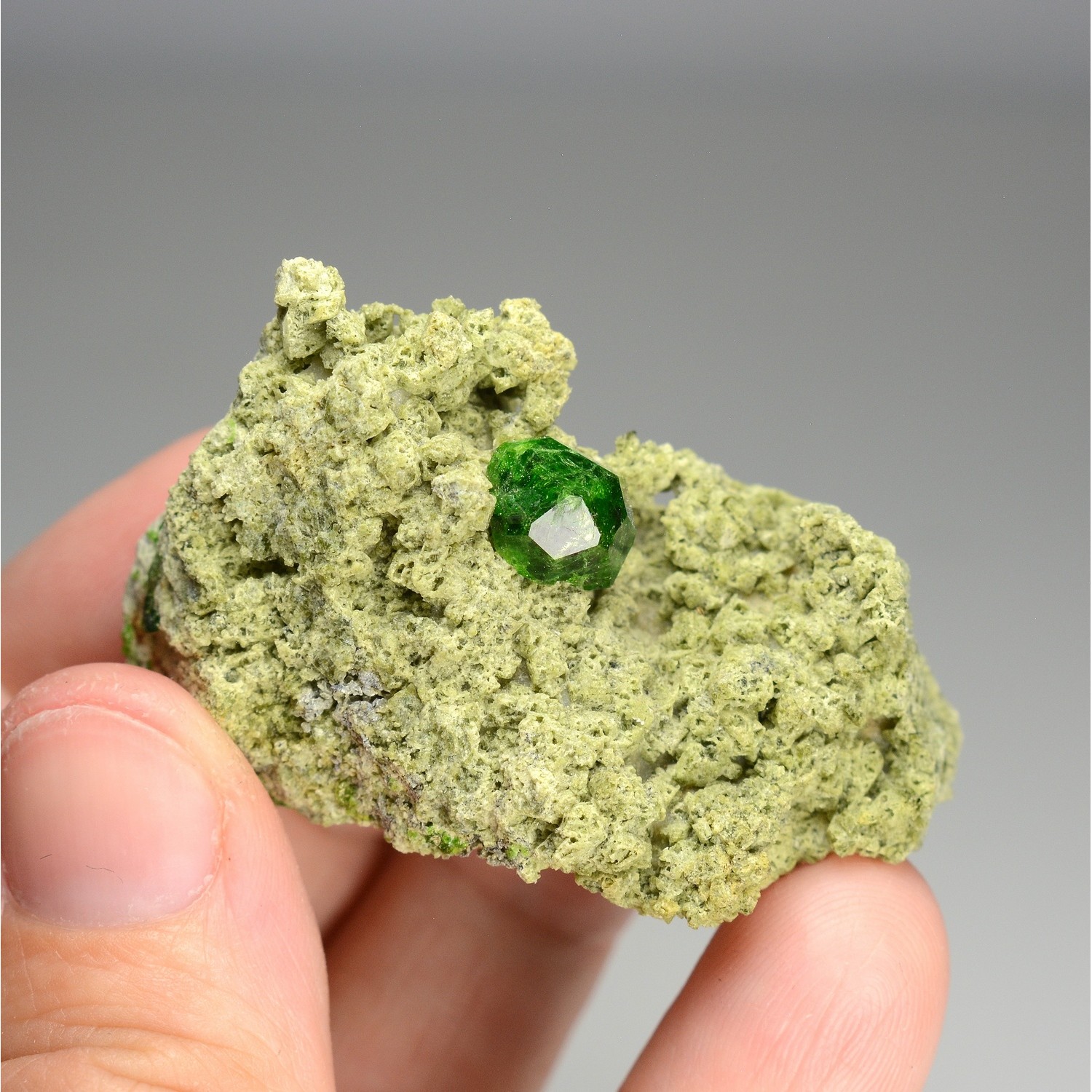 Garnet var. demantoid - Belqeys Mountain, Takab, Persia/Iran