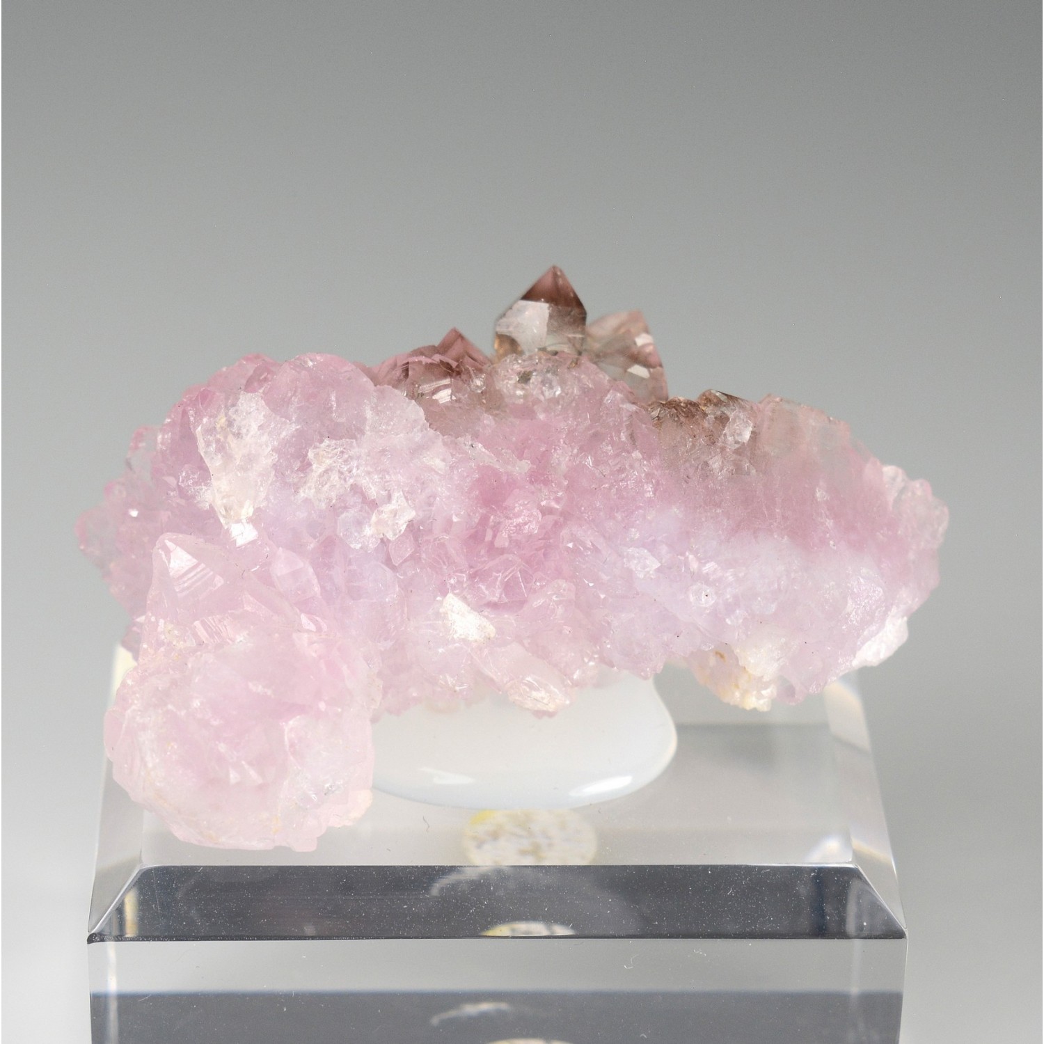 Crystallized rose quartz - Coronel Murta, Minas Gerais, Brazil