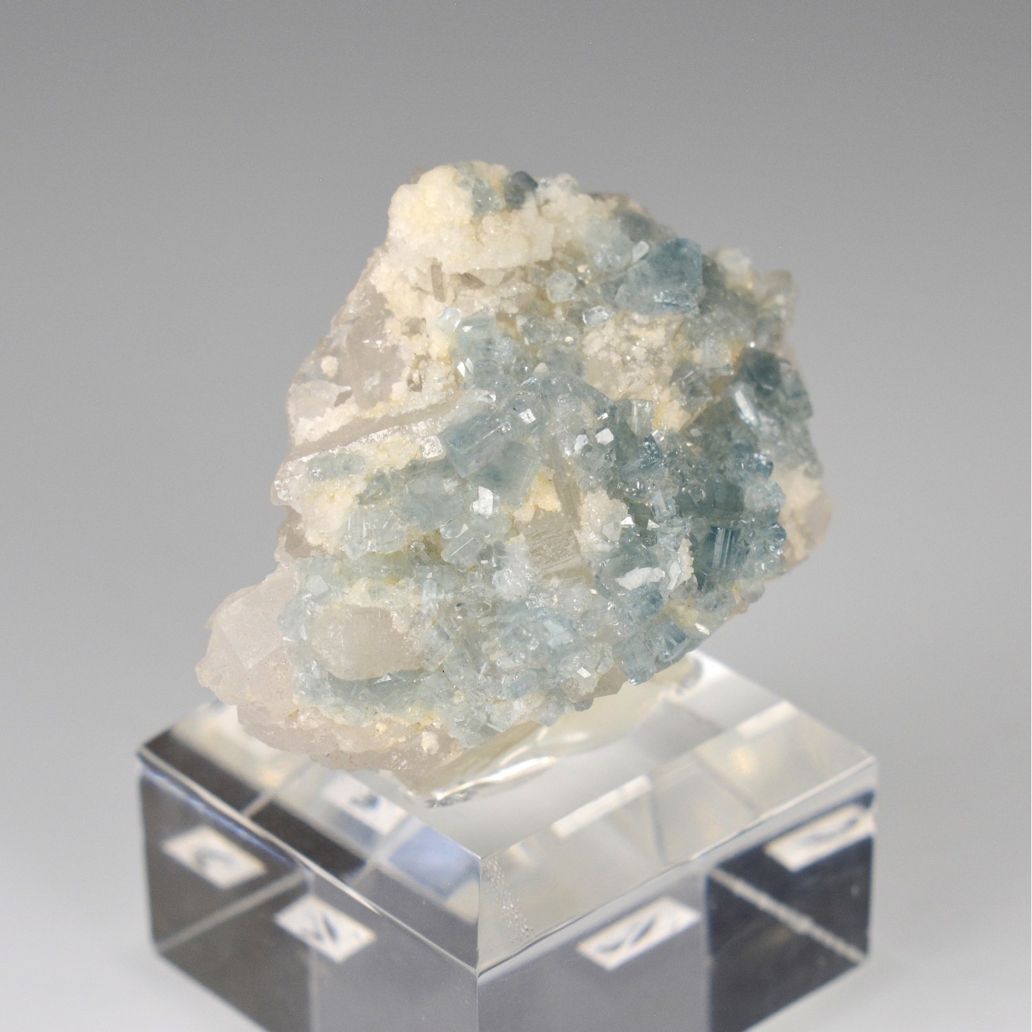 Blue apatite - Golconda mine, Minas Gerais, Brazil