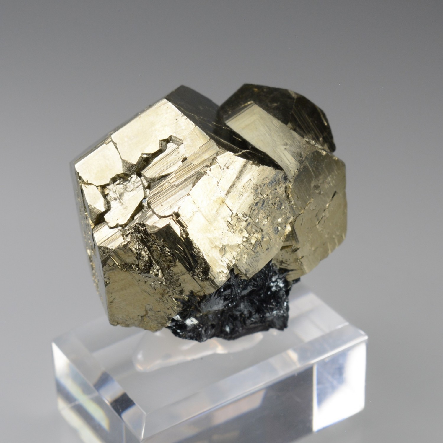 Pyrite and hematite - Rio Marina, Elba Island, Italy