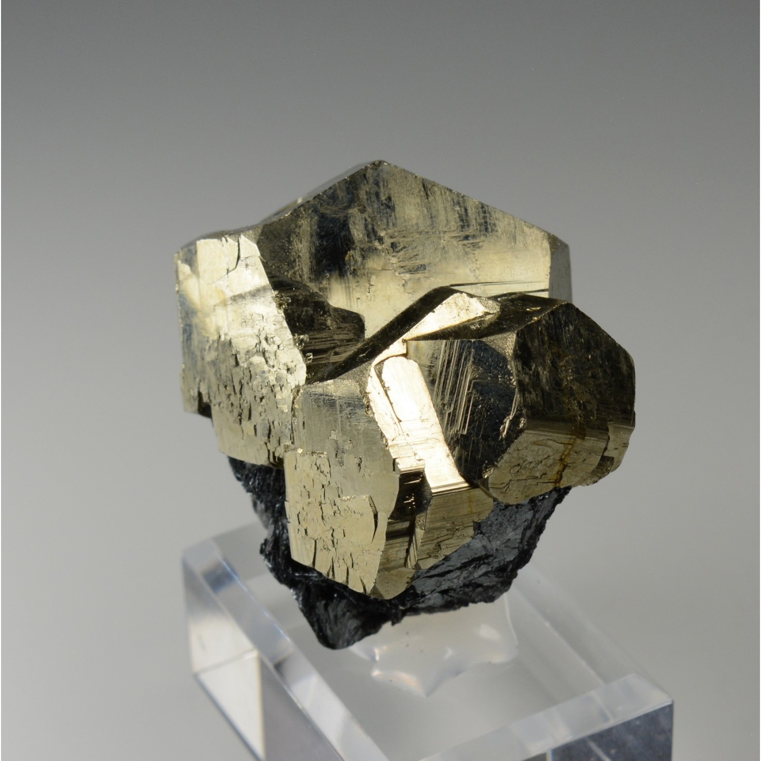 Pyrite and hematite - Rio Marina, Elba Island, Italy