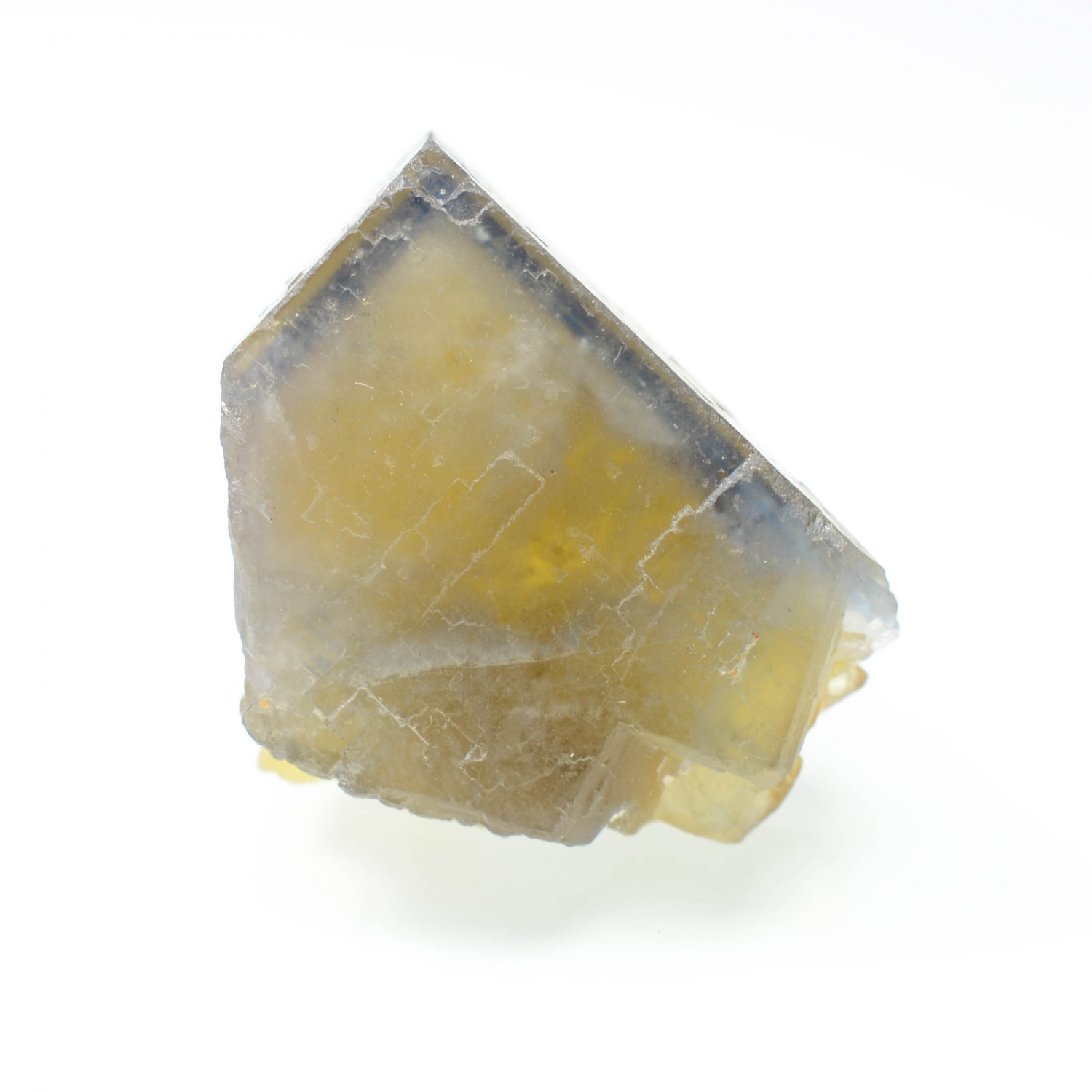 Fluorine - Filon jaune, Valzergues, Aveyron, France