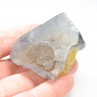 Fluorite - Yellow vein, Valzergues, Aveyron, France