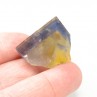 Fluorite - Yellow vein, Valzergues, Aveyron, France