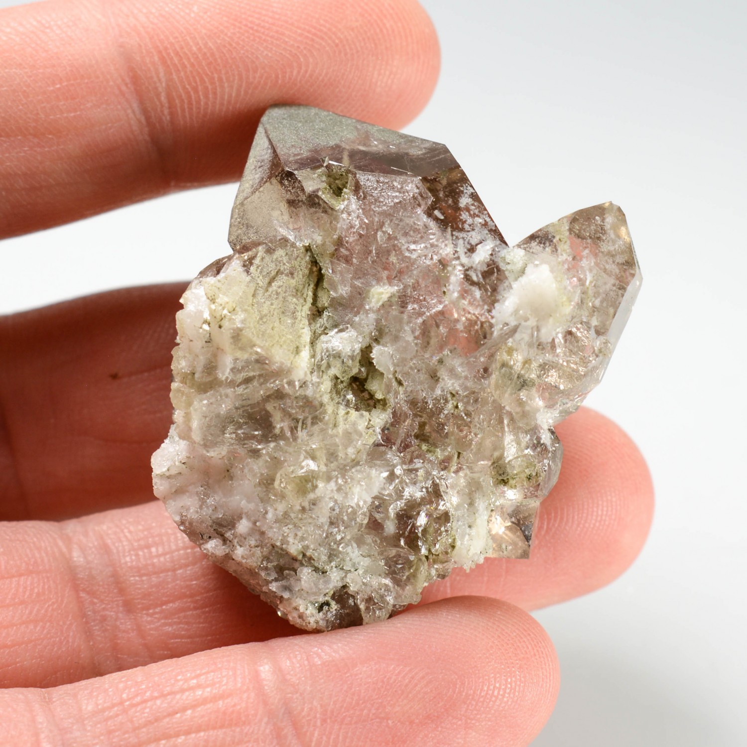 Quartz - Col des Cristaux, Massif du Mont-Blanc, Haute-Savoie, France