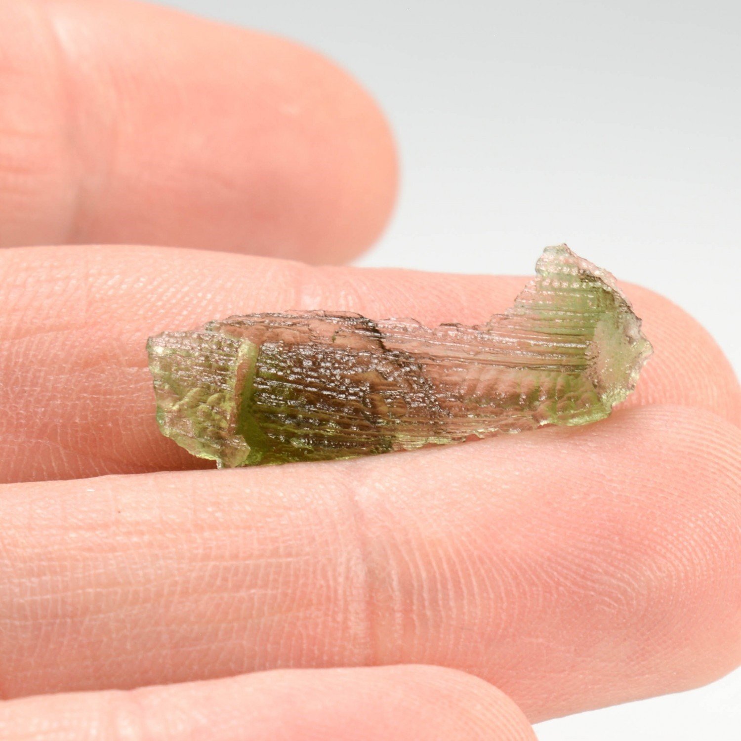 Moldavite - Besednice, Bohême du Sud, République Tchèque