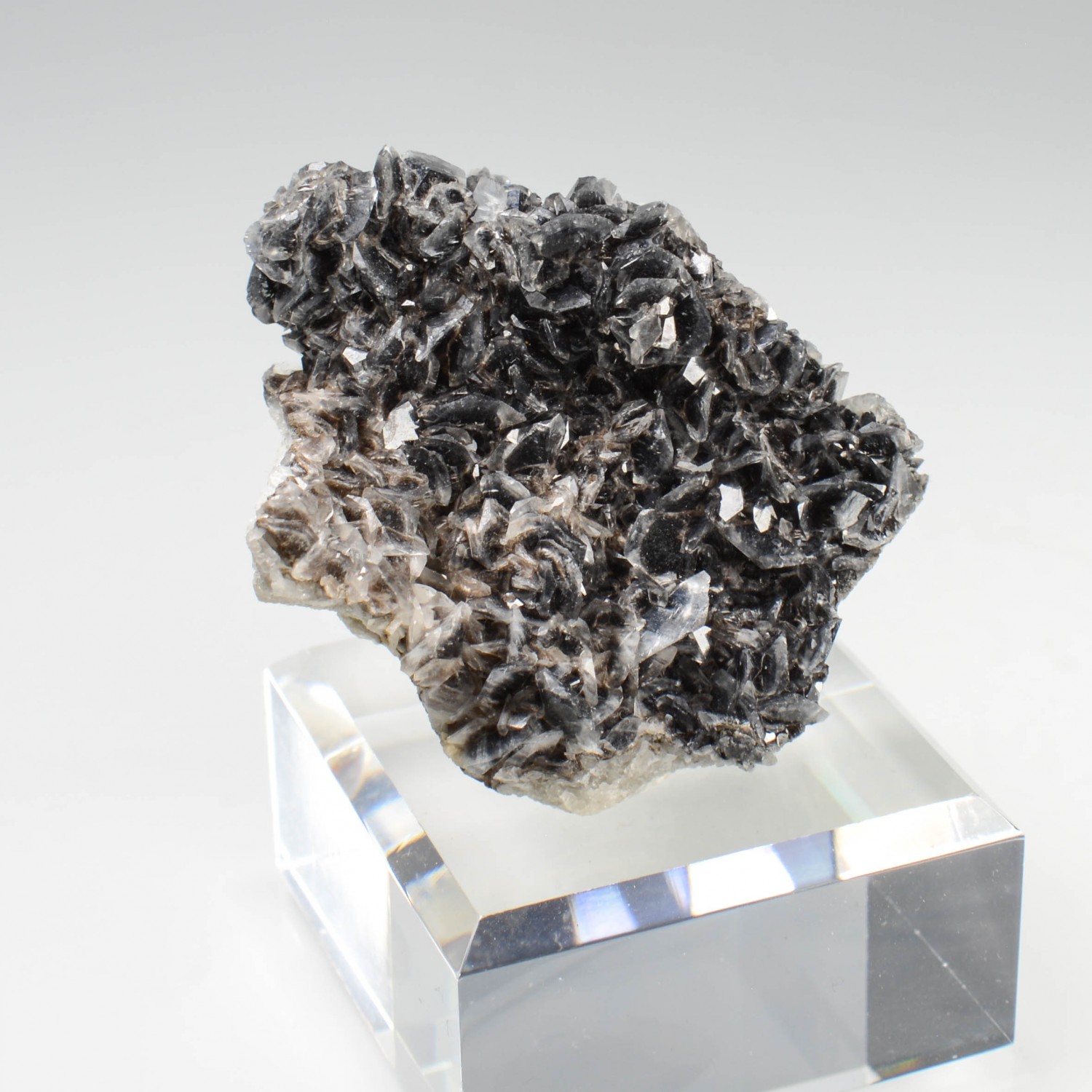 Black calcite - Ait Ahman mine, Bou-Azzer district, Morocco