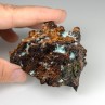 Aurichalcite on limonite - Ojuela mine, Mapimi, Durango, Mexico