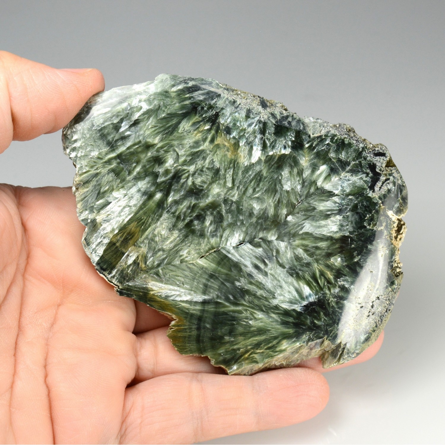 Seraphinite - Korshunovskoye mine, Siberia, Russia